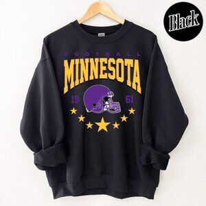 Minnesota Football Vintage Style Crewneck Sweatshirt For Fan 166